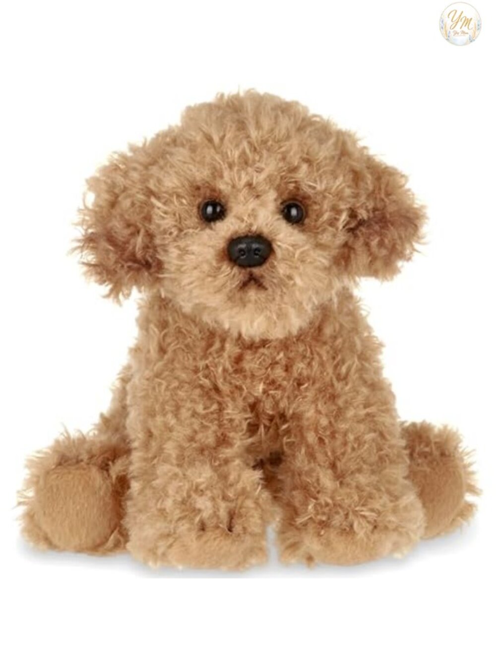 Bearington Plush Labradoodle Stuffed Animal 6.5 Inch Realistic Puppy Toy
